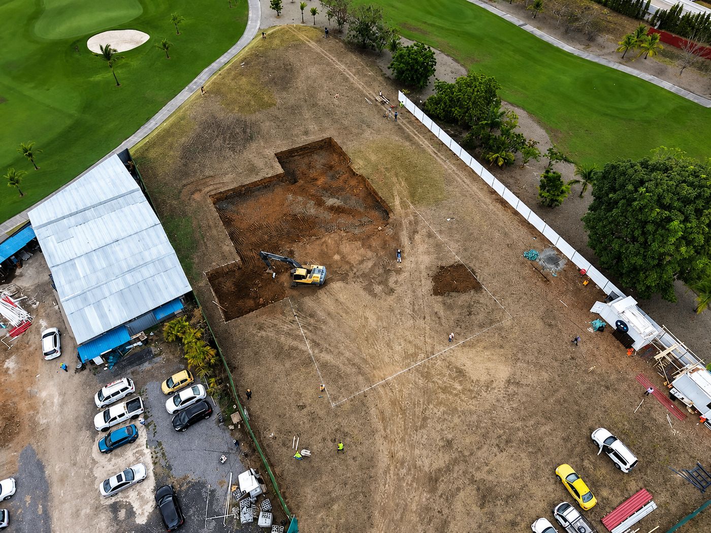 Excavación para Residencia Privada, Santa María